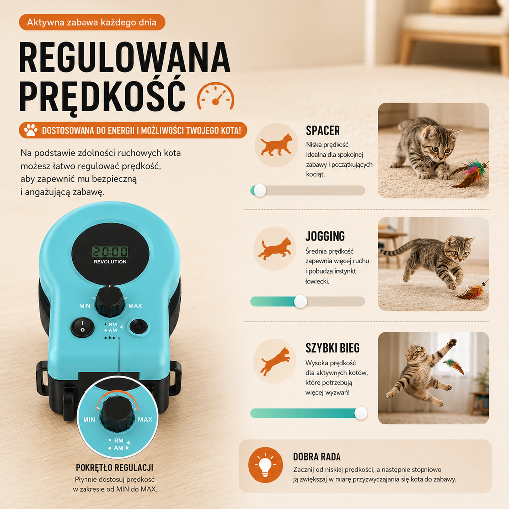Interaktywna Zabawka Łowiecka dla Kota