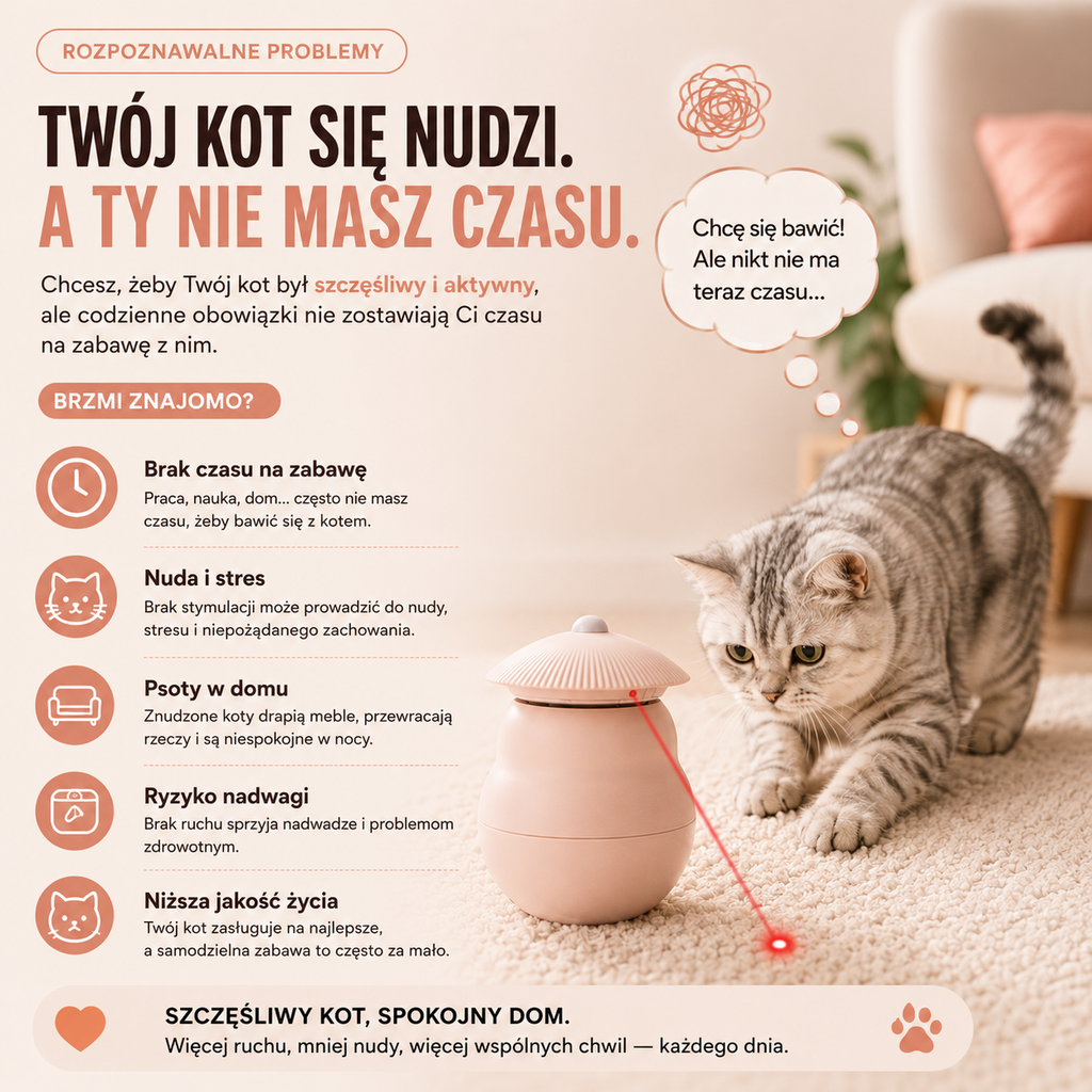 Automatyczny Laser Łowiecki dla Kota