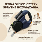 Smycz 2w1 dla dwóch psów