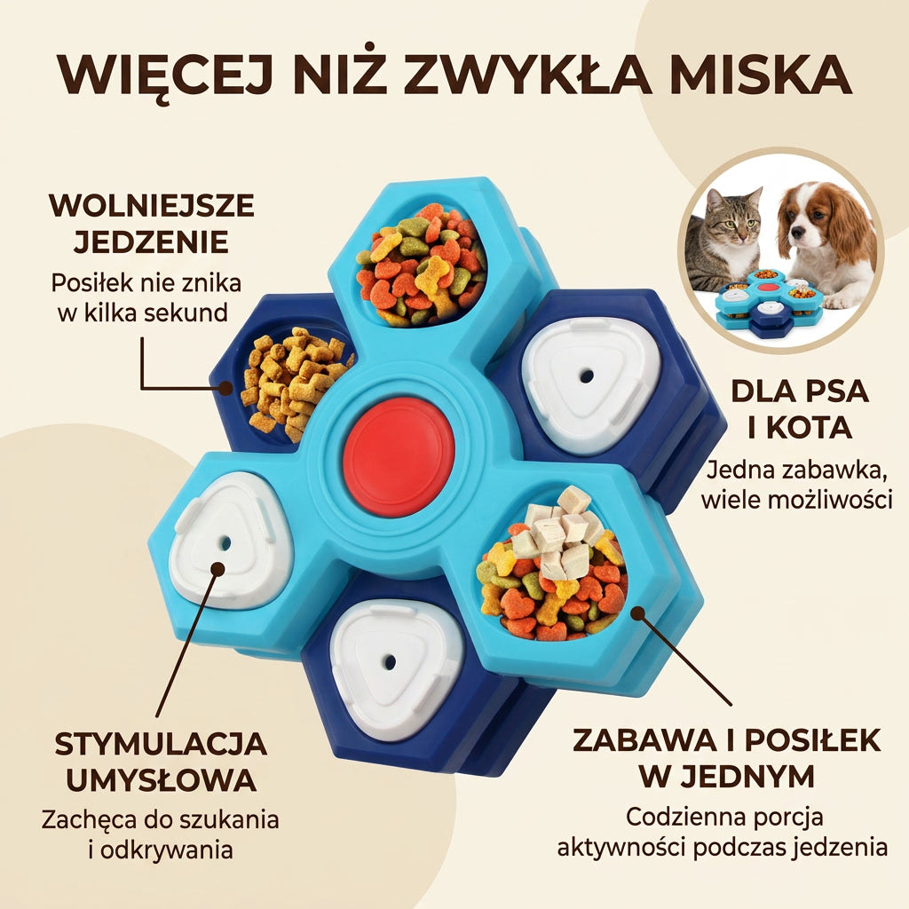 Interaktywna Mata Puzzle dla Psa i Kota
