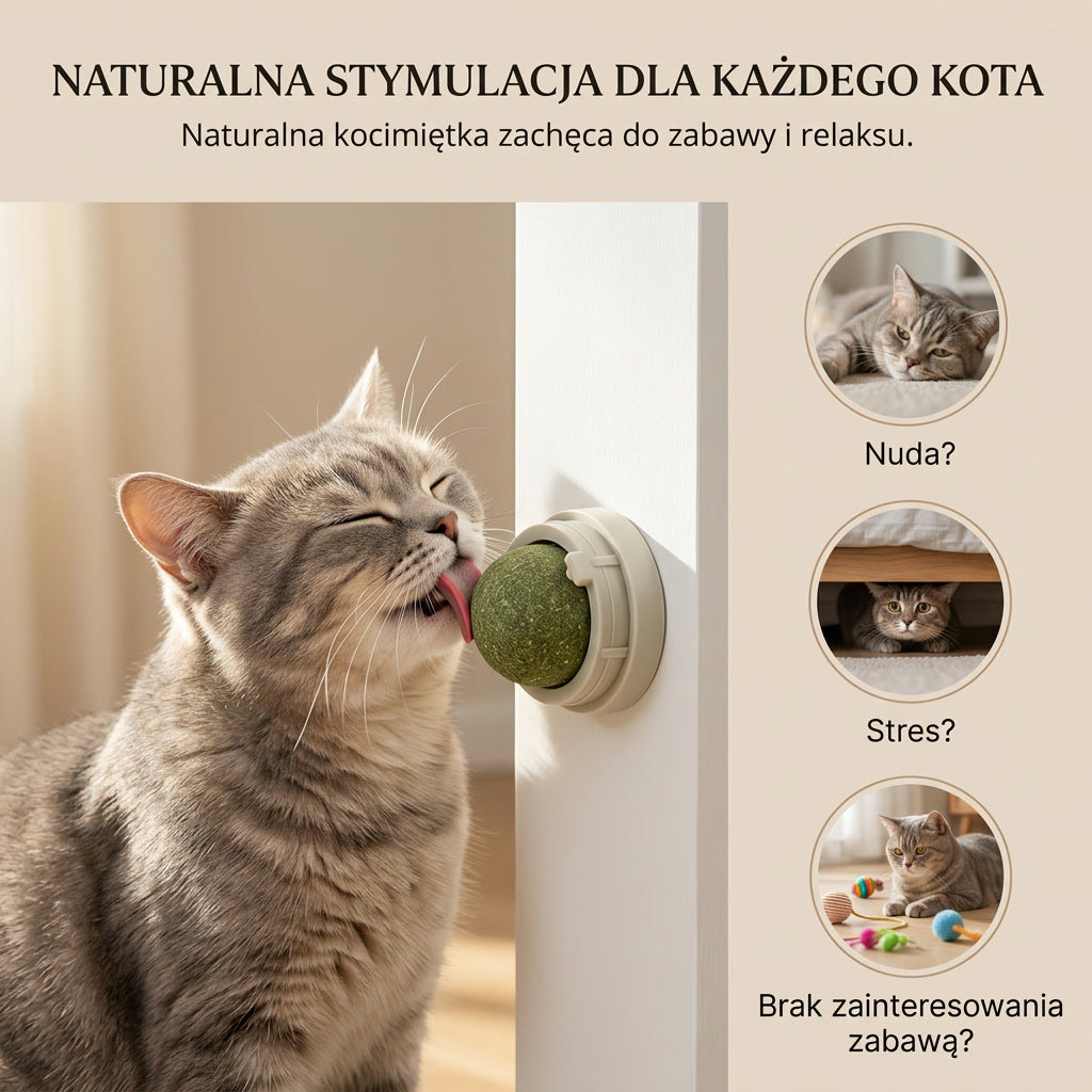 Zestaw 2 Kulek z Naturalną Kocimiętką